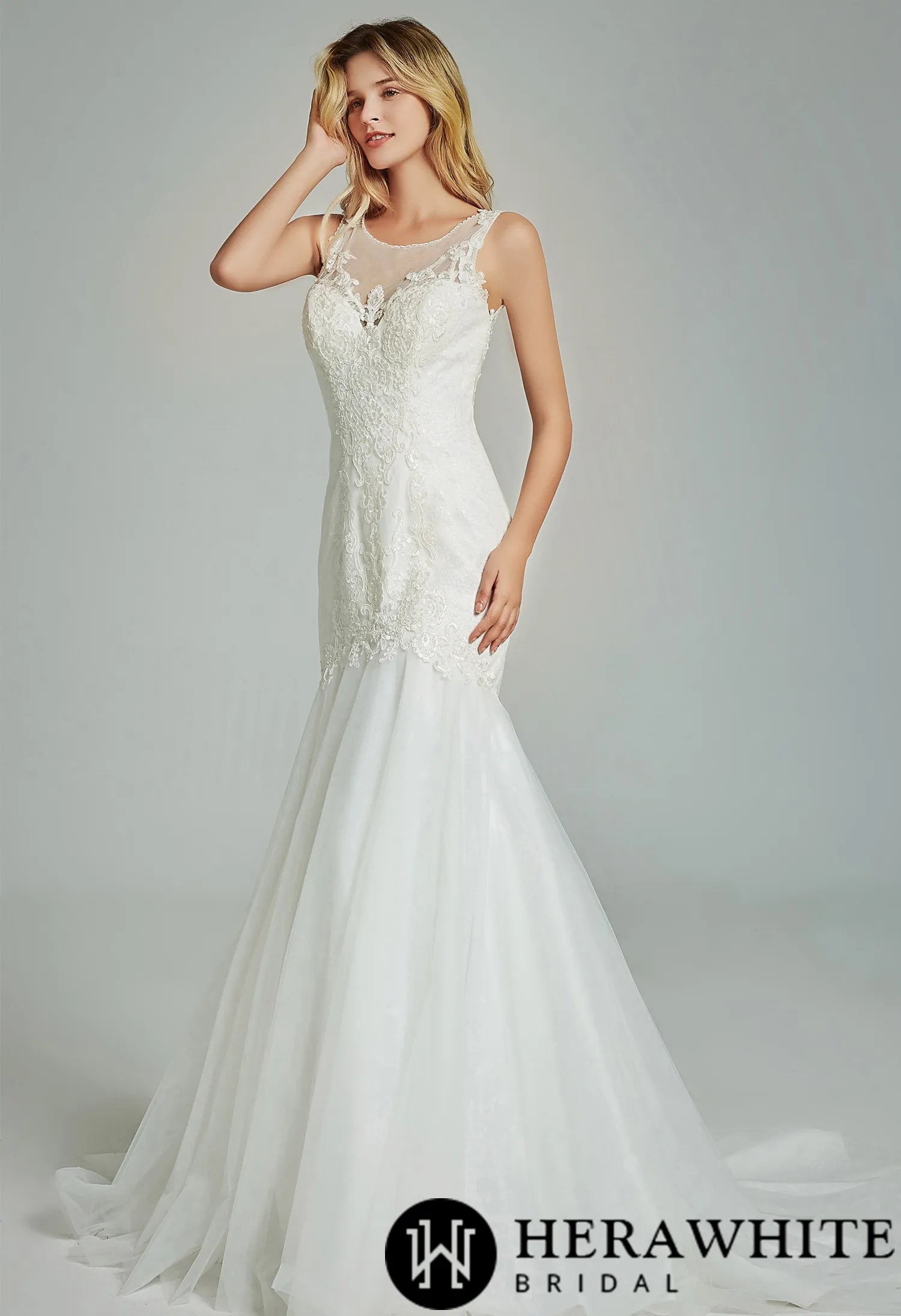 Formal Gorgeous Mermaid Dress With Appliques