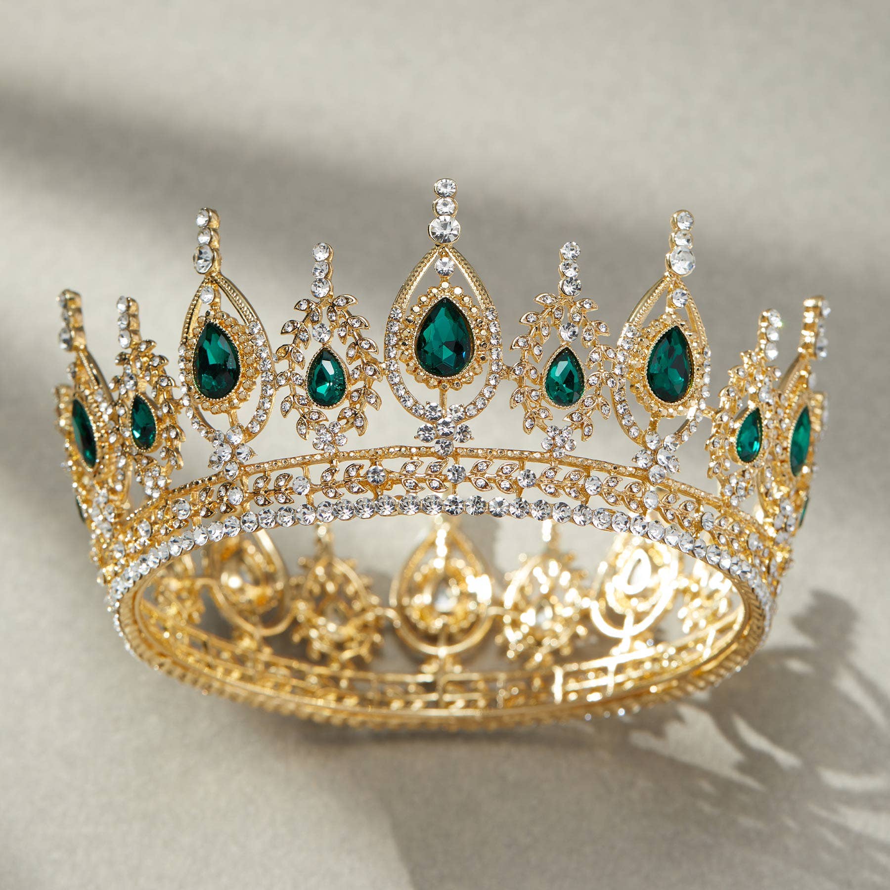 SWEETV Royal Queen Crown for Women: Black
