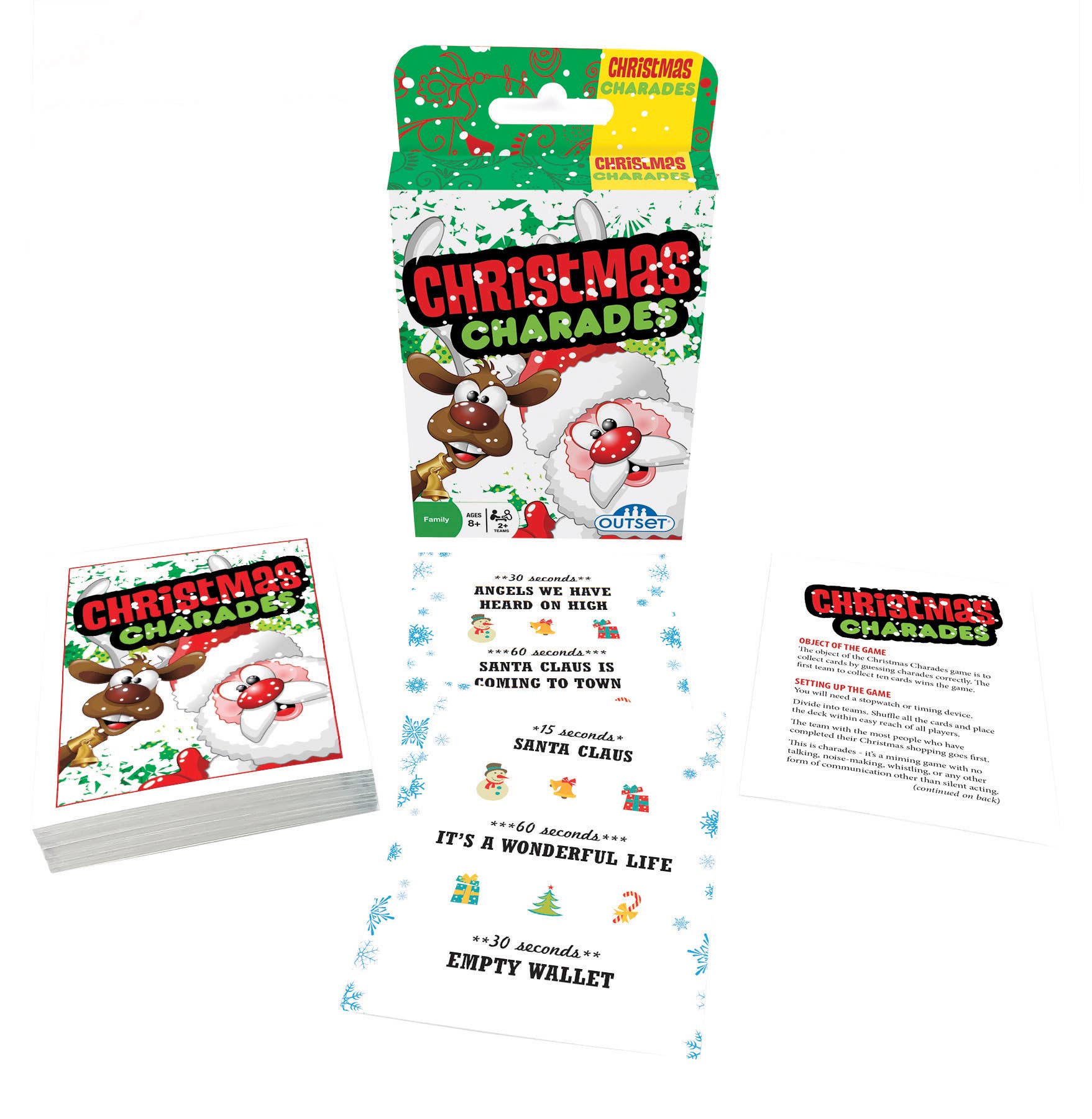 Christmas Charades Card Game