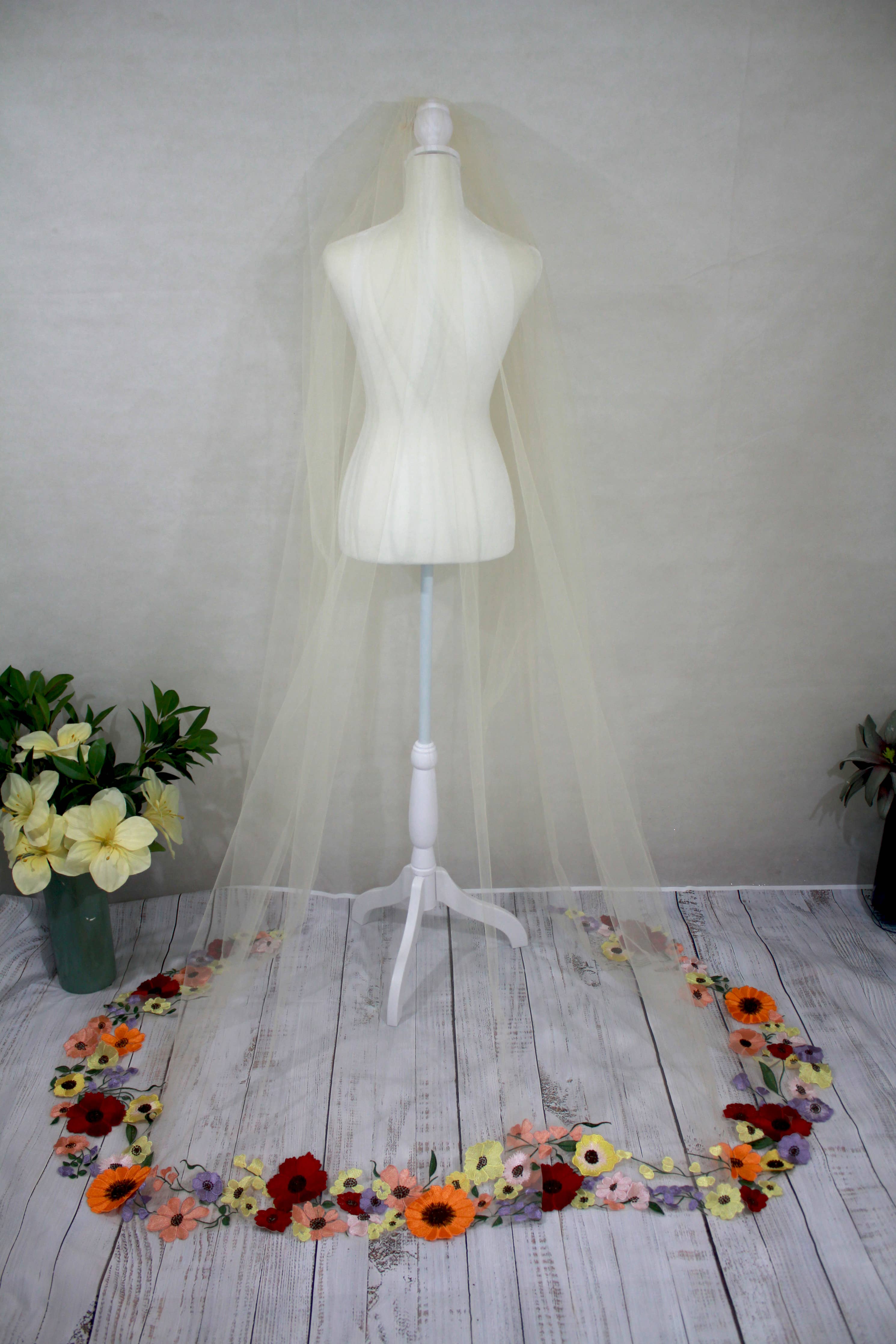 Enchanted Garden Wedding Veil