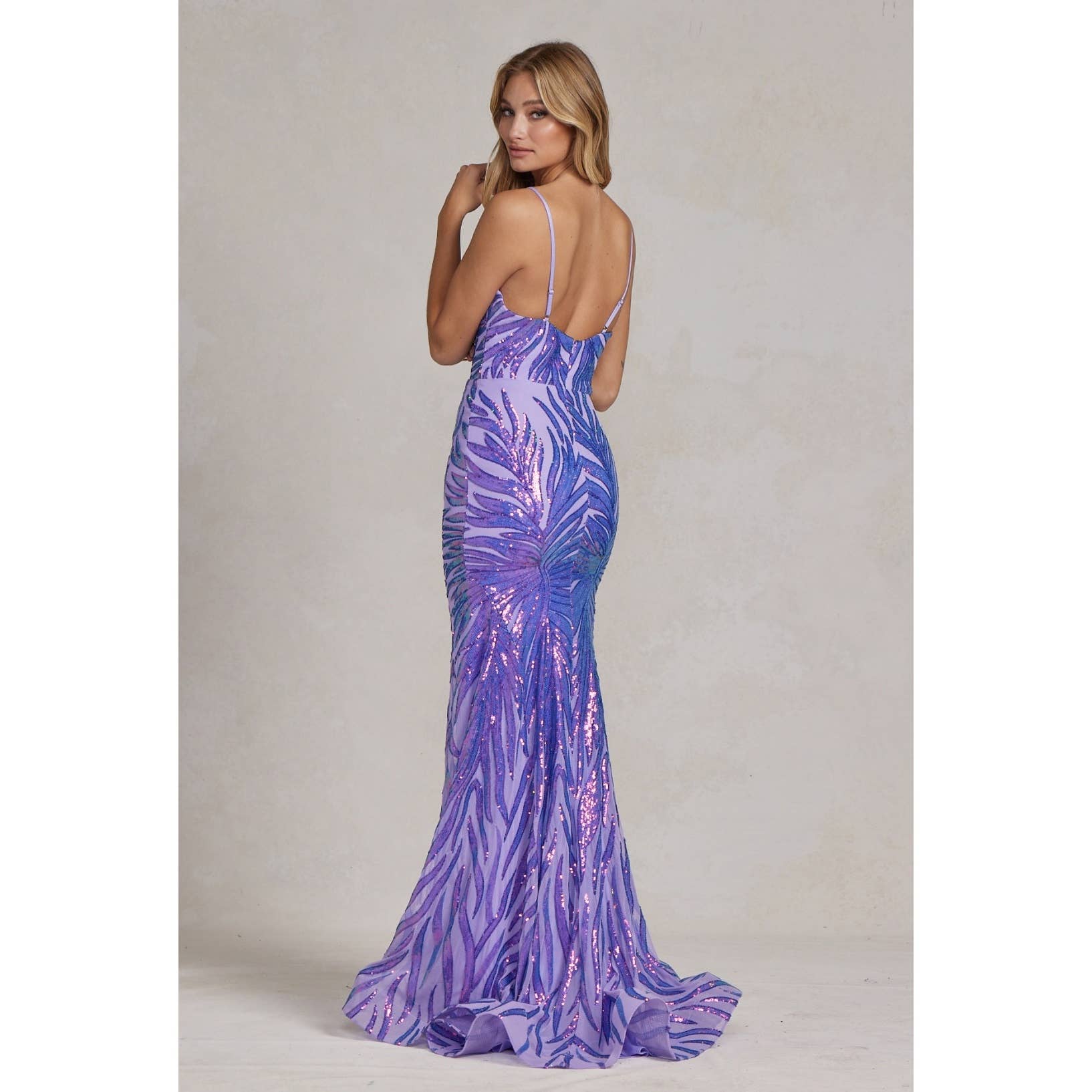Goddess of the Night Inspired Gown R1072