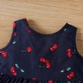 Baby / Toddler Girl Sweet Cherry Backless Sleeveless Dress