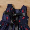 Baby / Toddler Girl Sweet Cherry Backless Sleeveless Dress