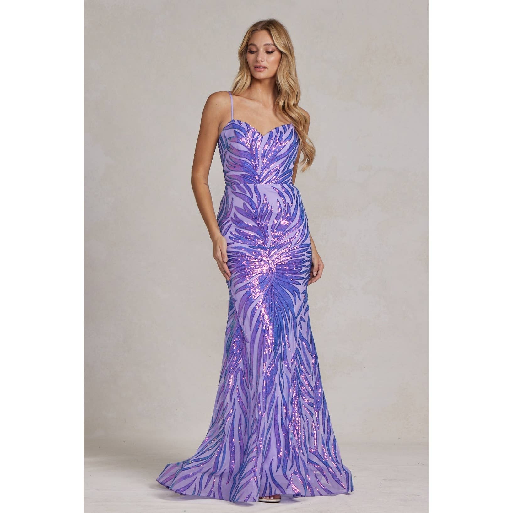 Goddess of the Night Inspired Gown R1072