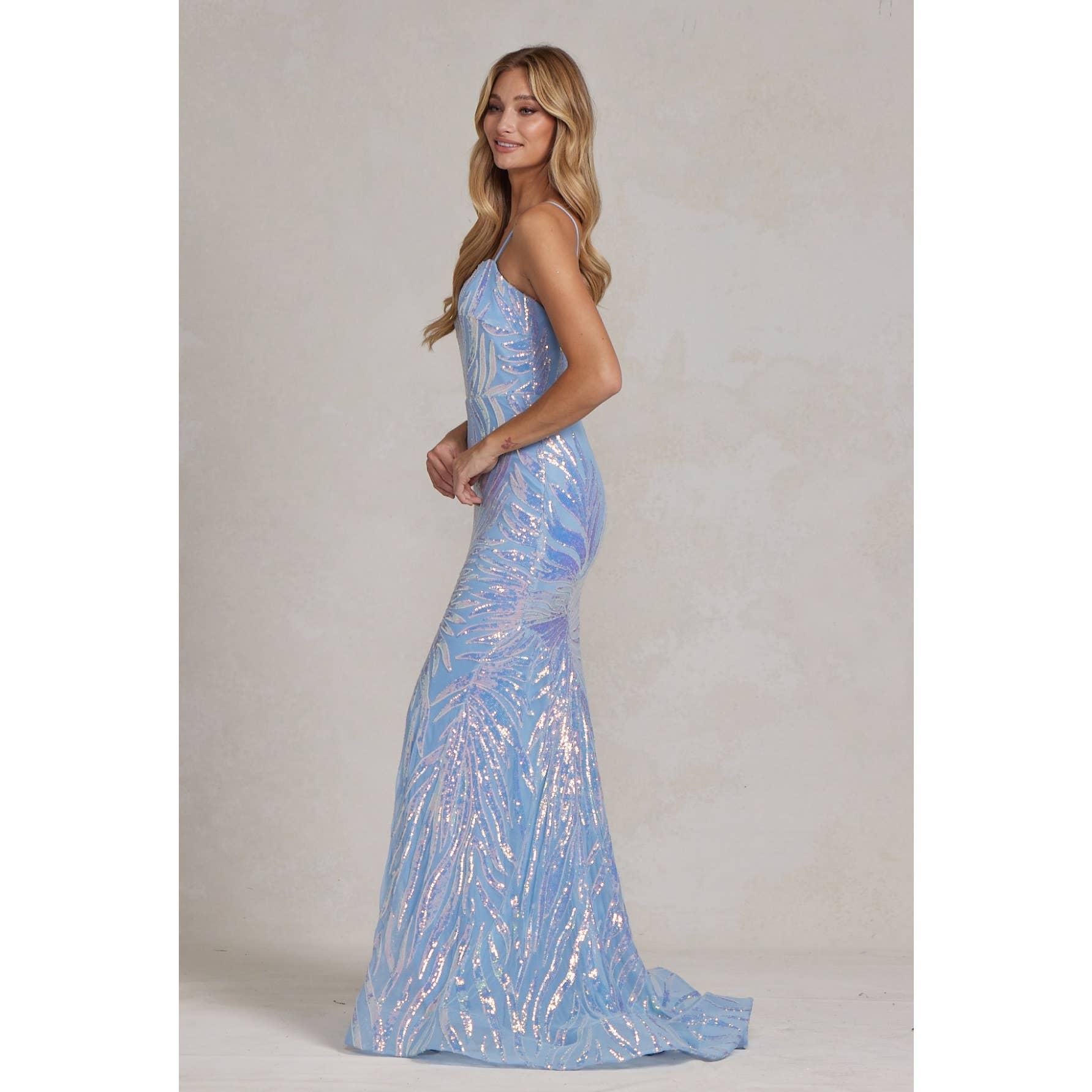 Goddess of the Night Inspired Gown R1072