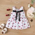 Baby / Toddler Girl Sweet Cherry Backless Sleeveless Dress
