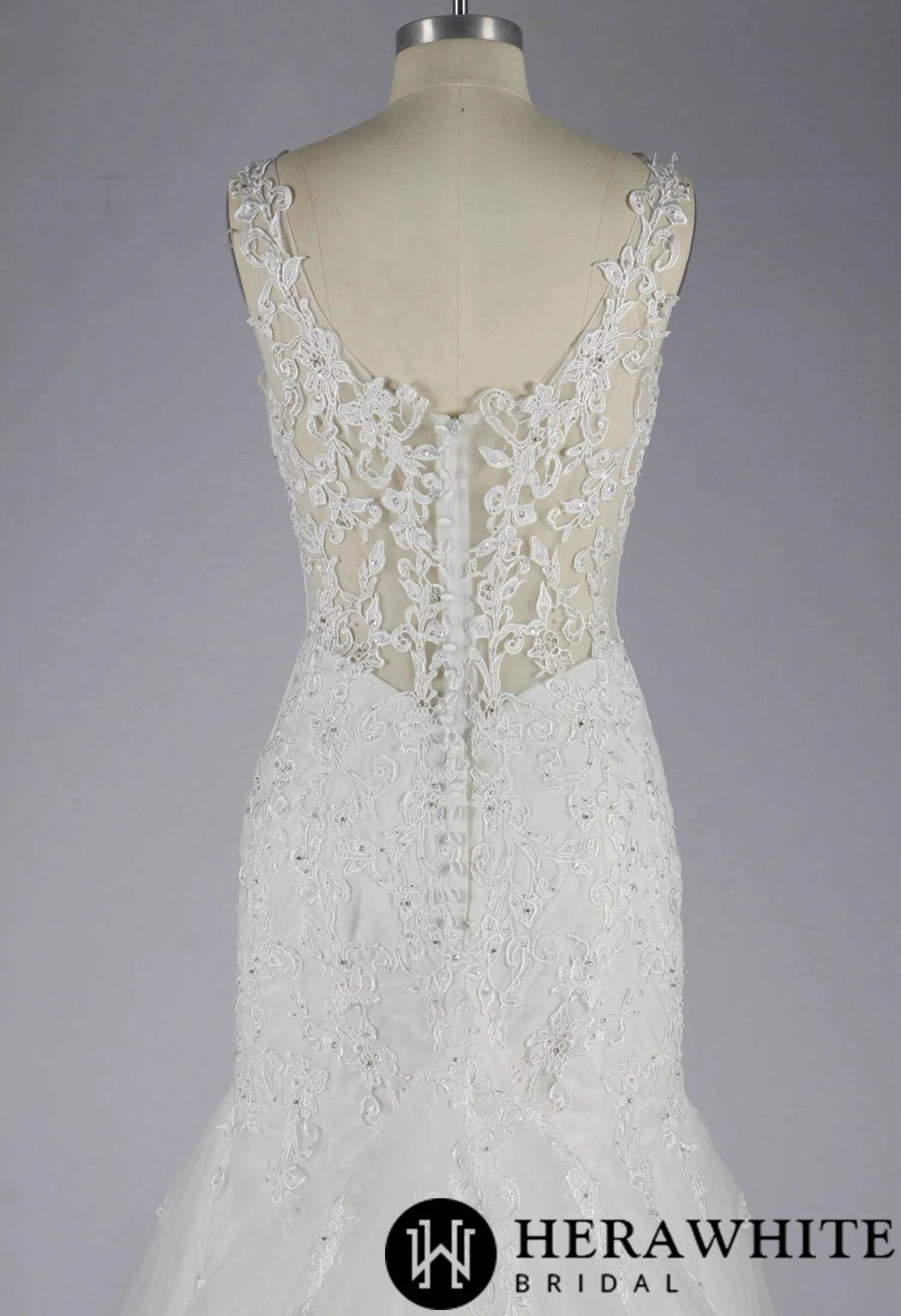 Mermaid Wedding Dress With Beading Lace