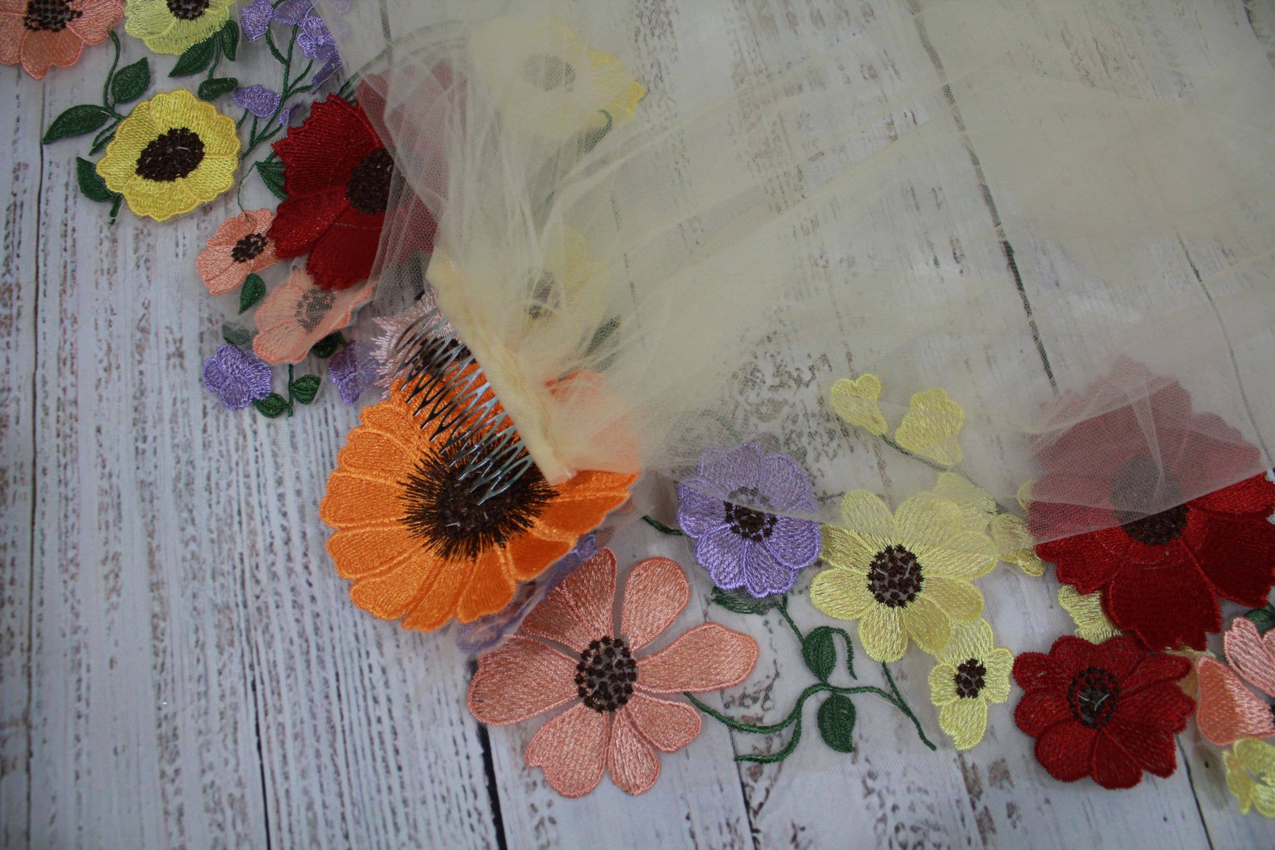 Enchanted Garden Wedding Veil