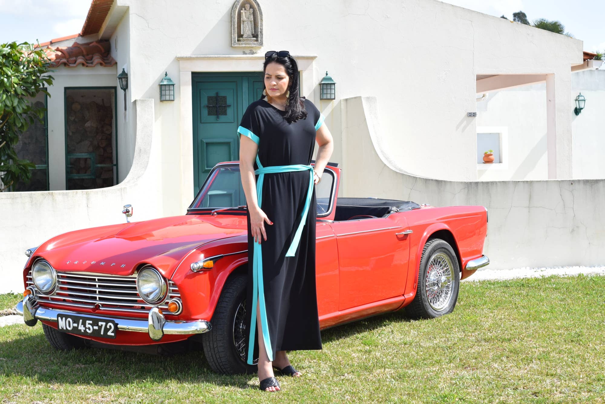 Dress Erica / Long Elegant Plus Size Dress / Sizes L to 6XL