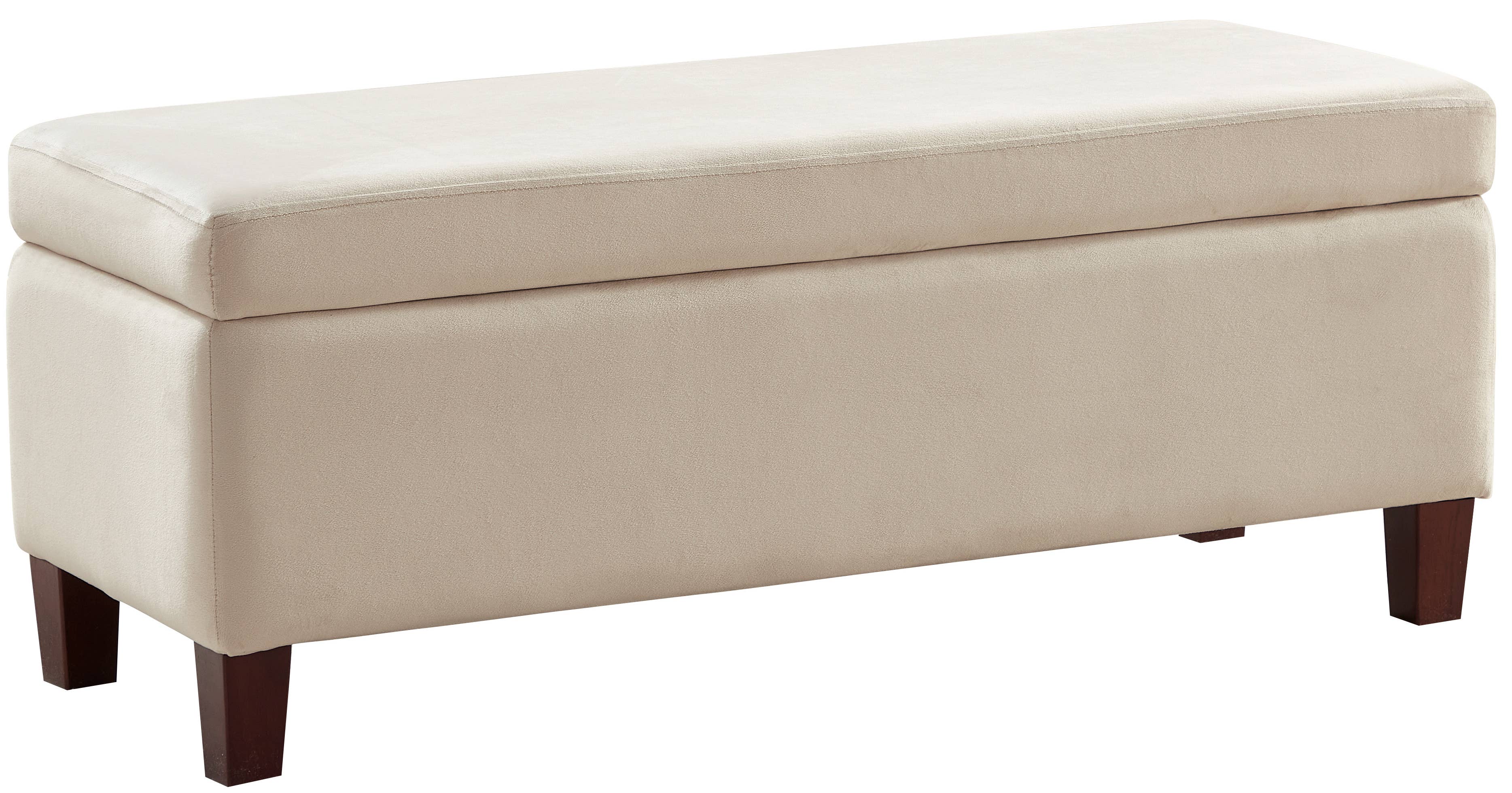 Hamilton Long Bench Storage Ottoman with Easy Lift Hinge Lid