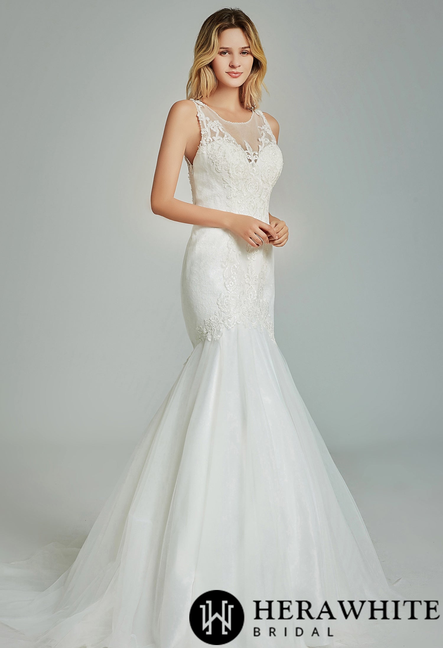 Formal Gorgeous Mermaid Dress With Appliques