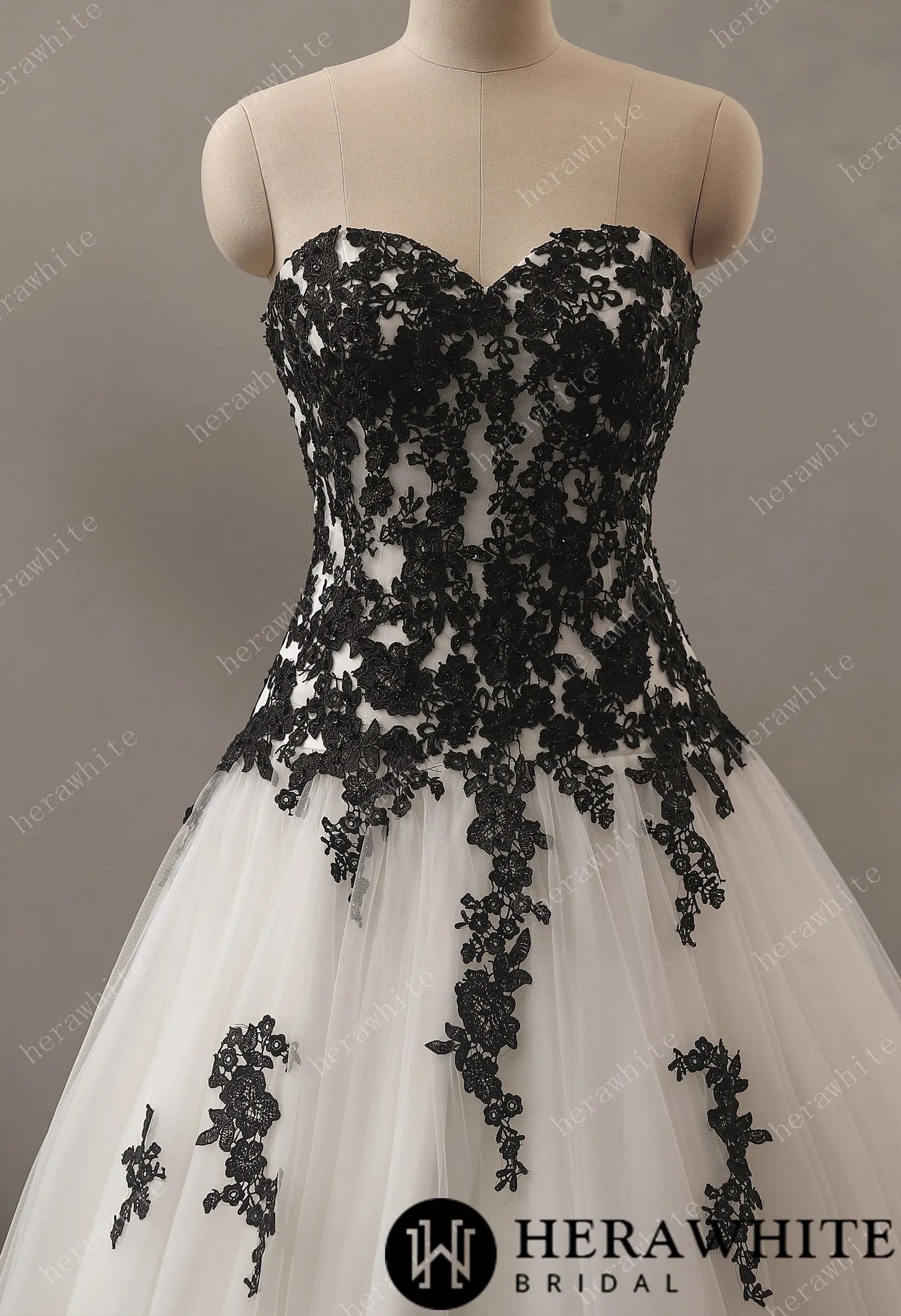 Princess Ball Gown with Strapless Sweetheart Neckline and Tulle Skirt