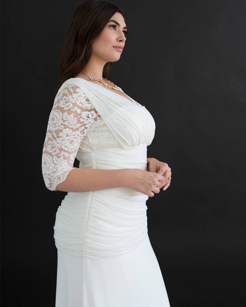 Elegant Aisle Wedding Gown - Plus Size
