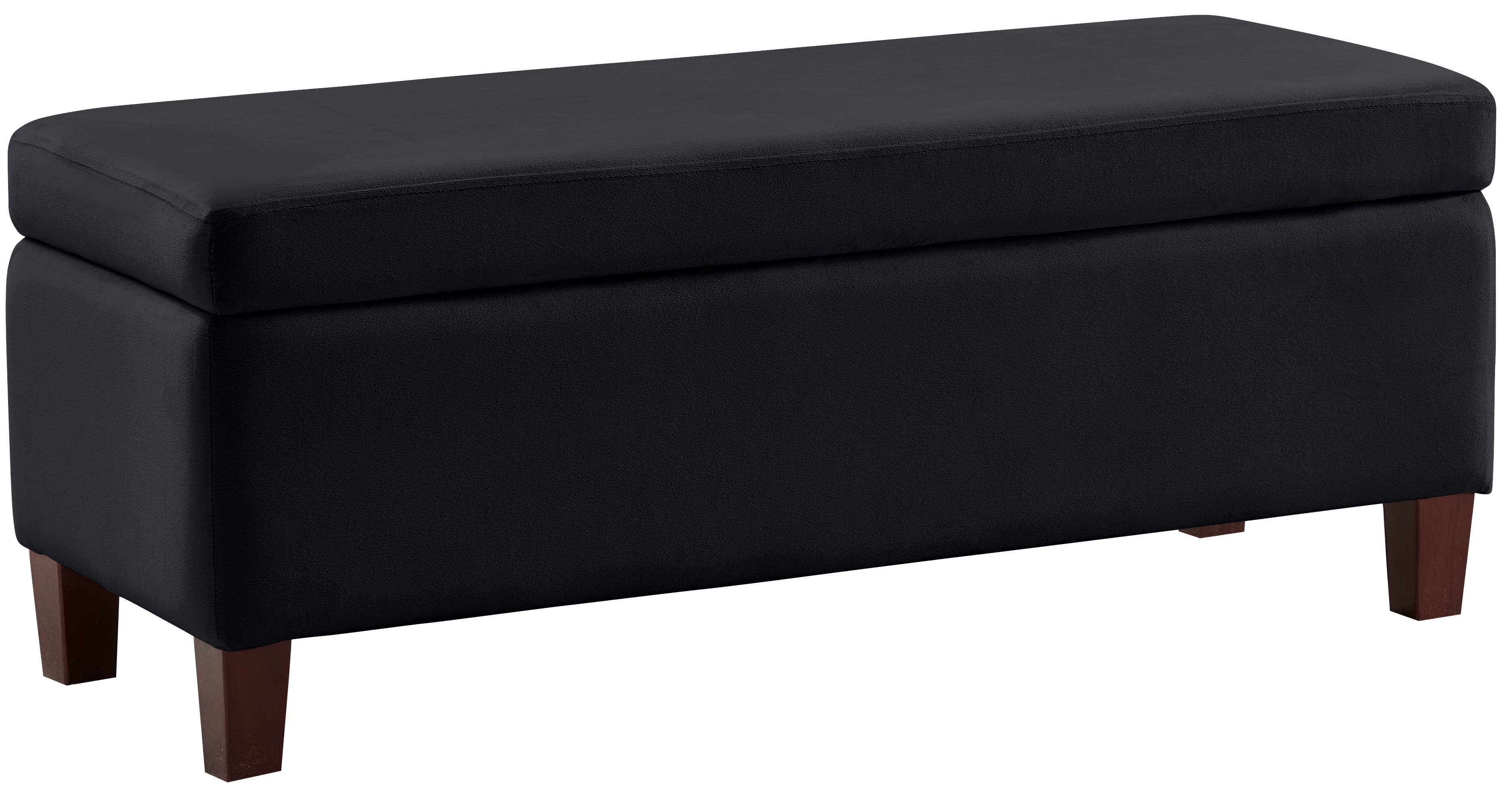 Hamilton Long Bench Storage Ottoman with Easy Lift Hinge Lid