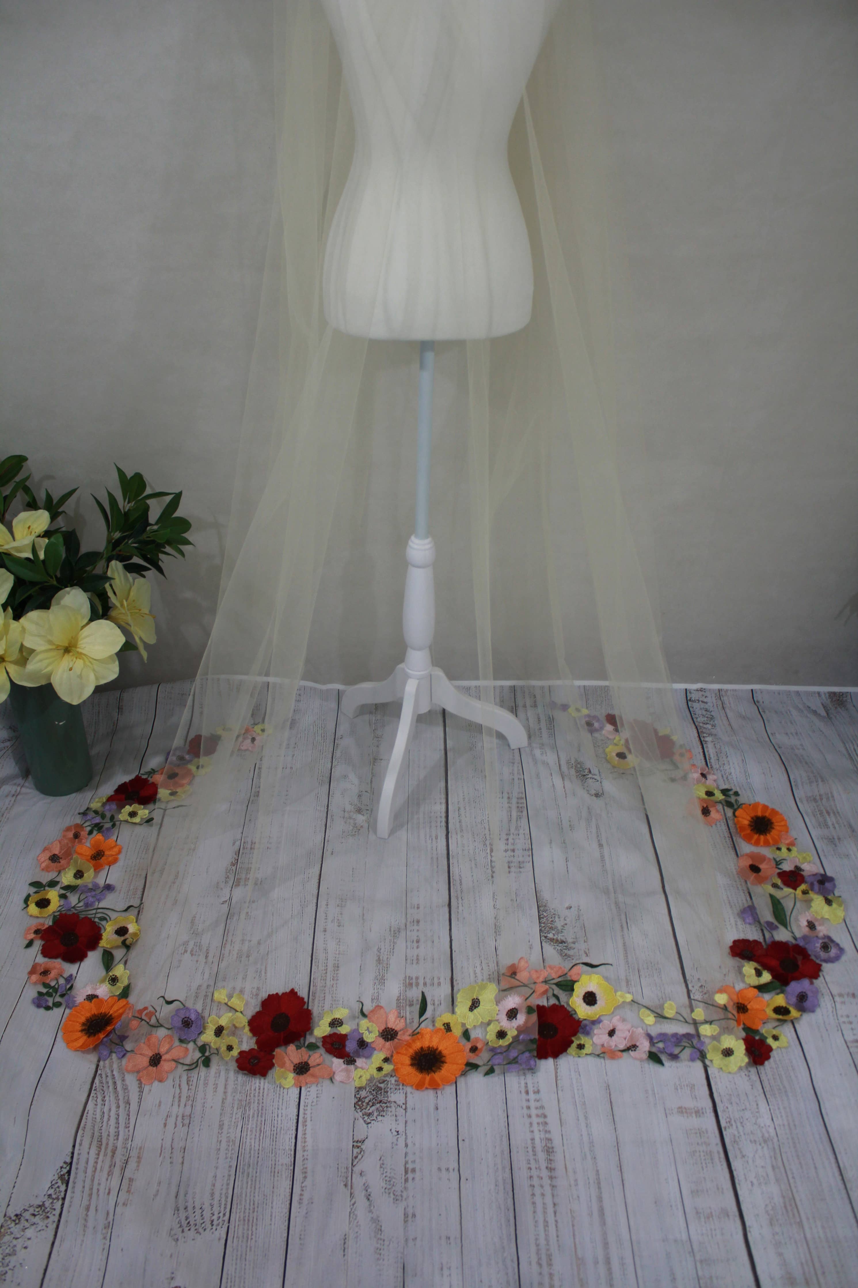Enchanted Garden Wedding Veil