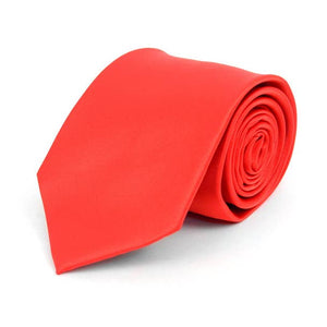Poly Solid Satin Tie
