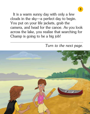 The Lake Monster Mystery, Children's Book