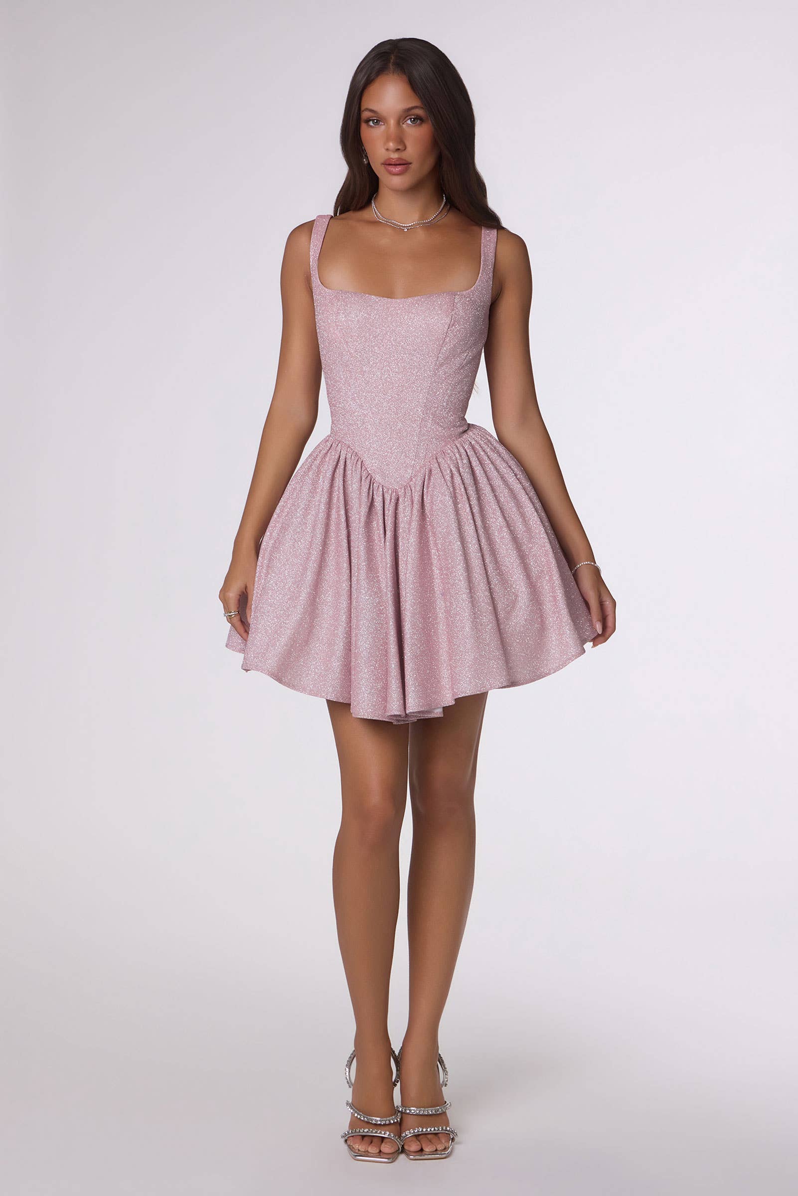 GLITTERING A-LINE MINI