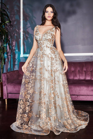 EMBELLISHED BALL GOWN