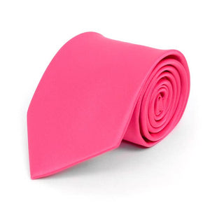 Poly Solid Satin Tie