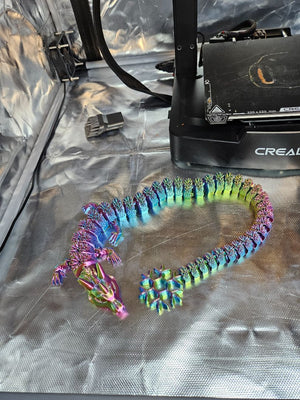 Snow Articulated Dragon