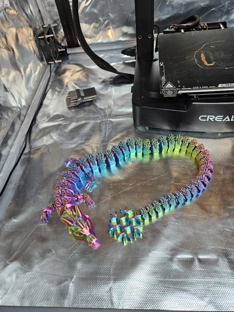 Snow Articulated Dragon