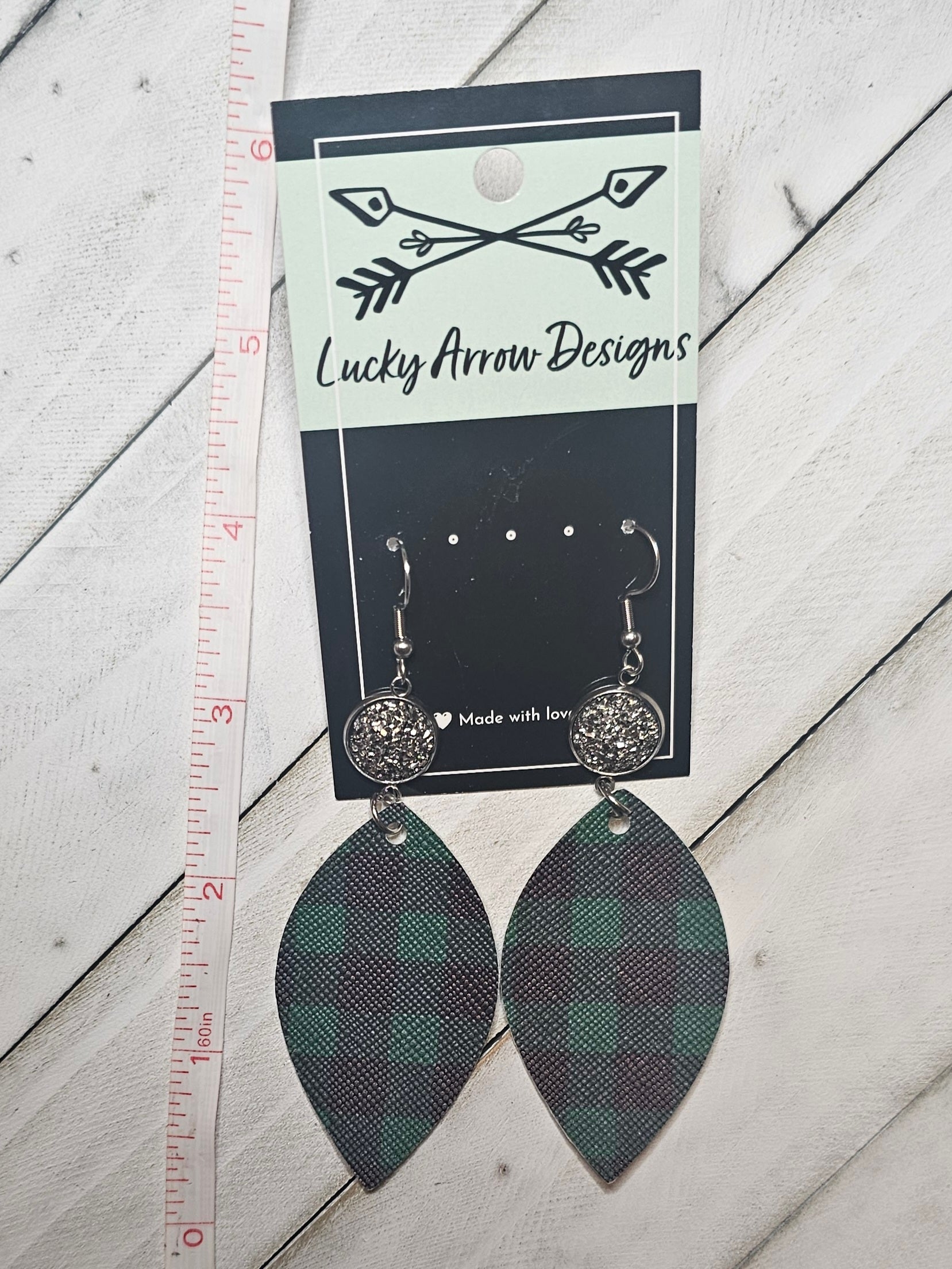 Faux Leather Earrings