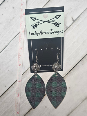 Faux Leather Earrings