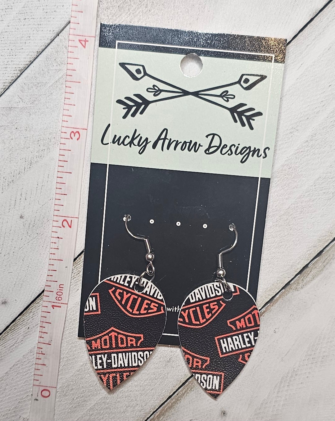 Faux Leather Earrings