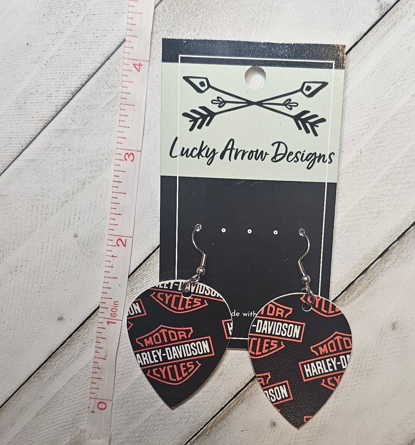 Faux Leather Earrings