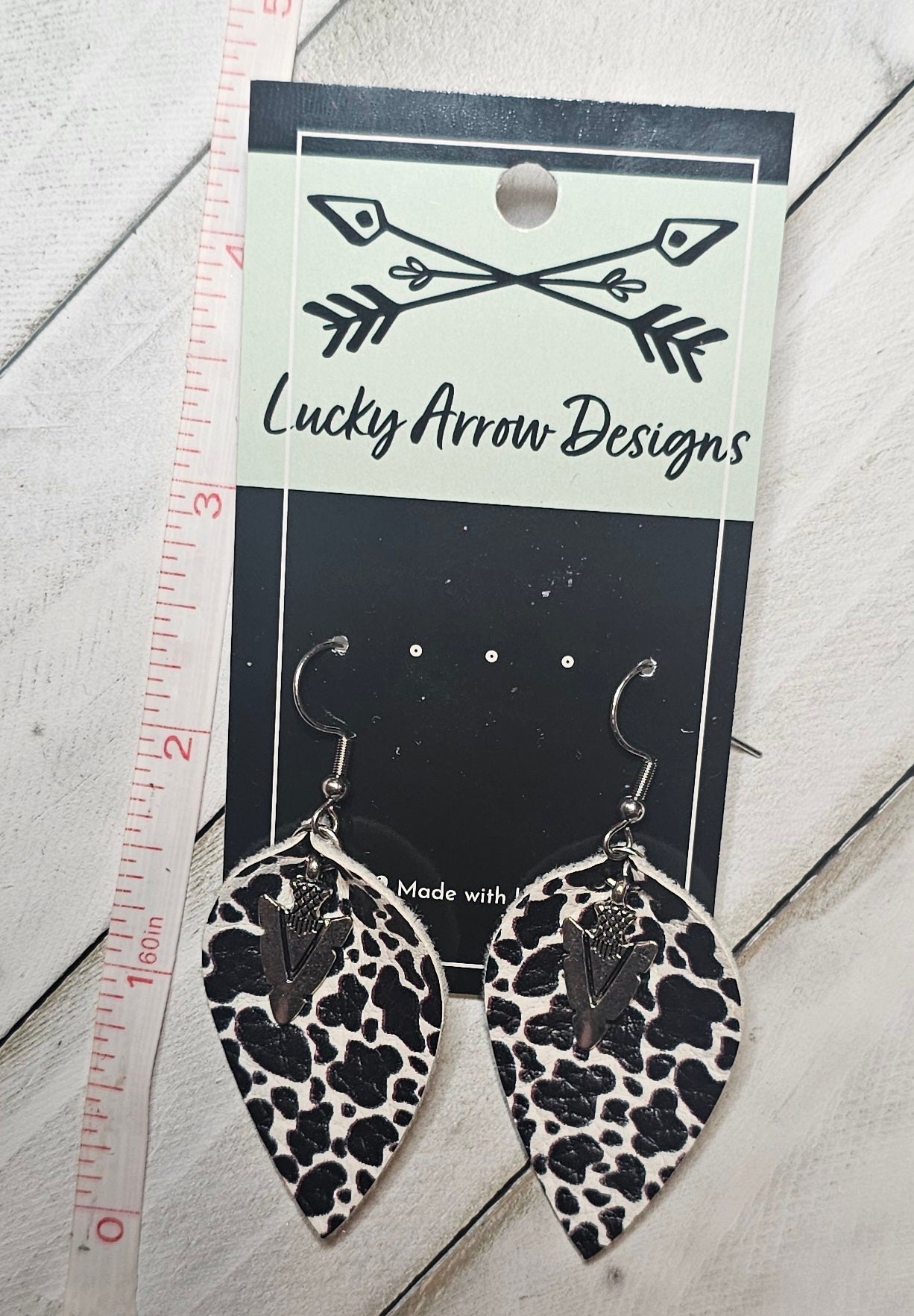 Faux Leather Earrings