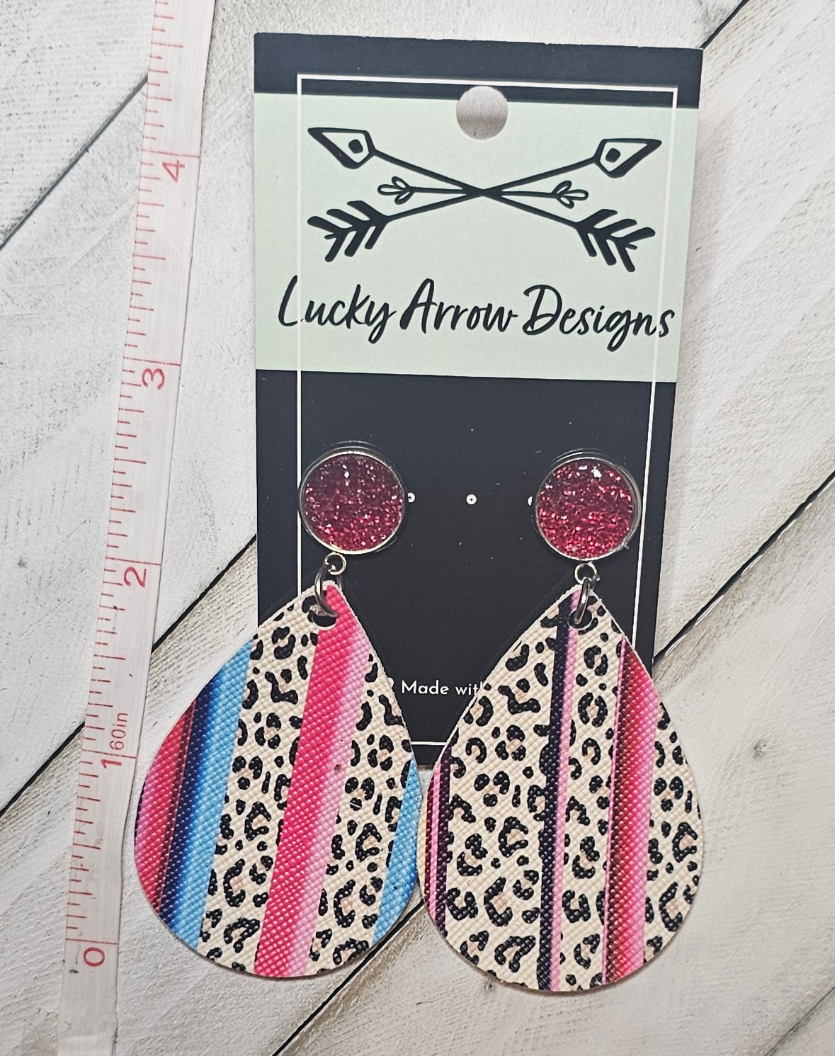 Faux Leather Earrings