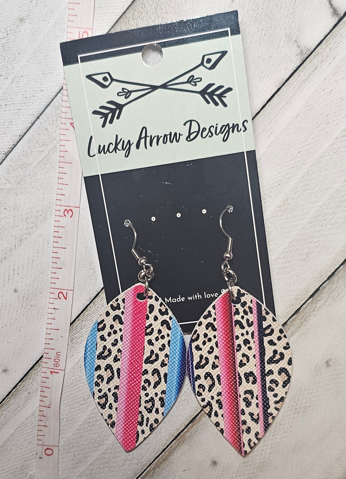 Faux Leather Earrings