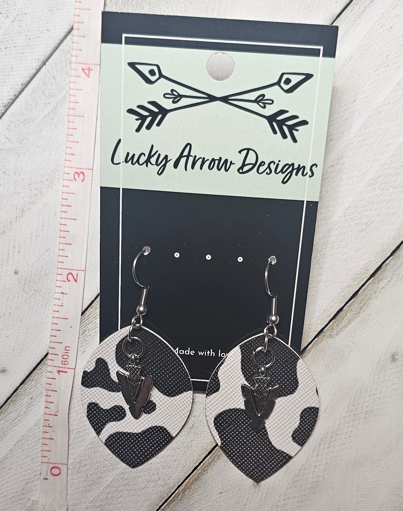 Faux Leather Earrings