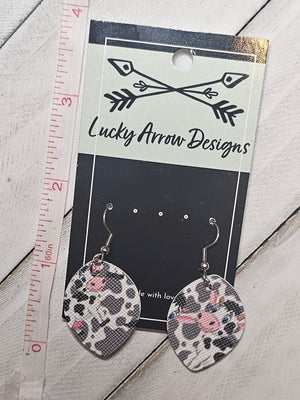 Faux Leather Earrings