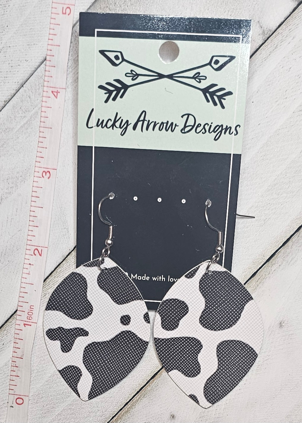 Faux Leather Earrings