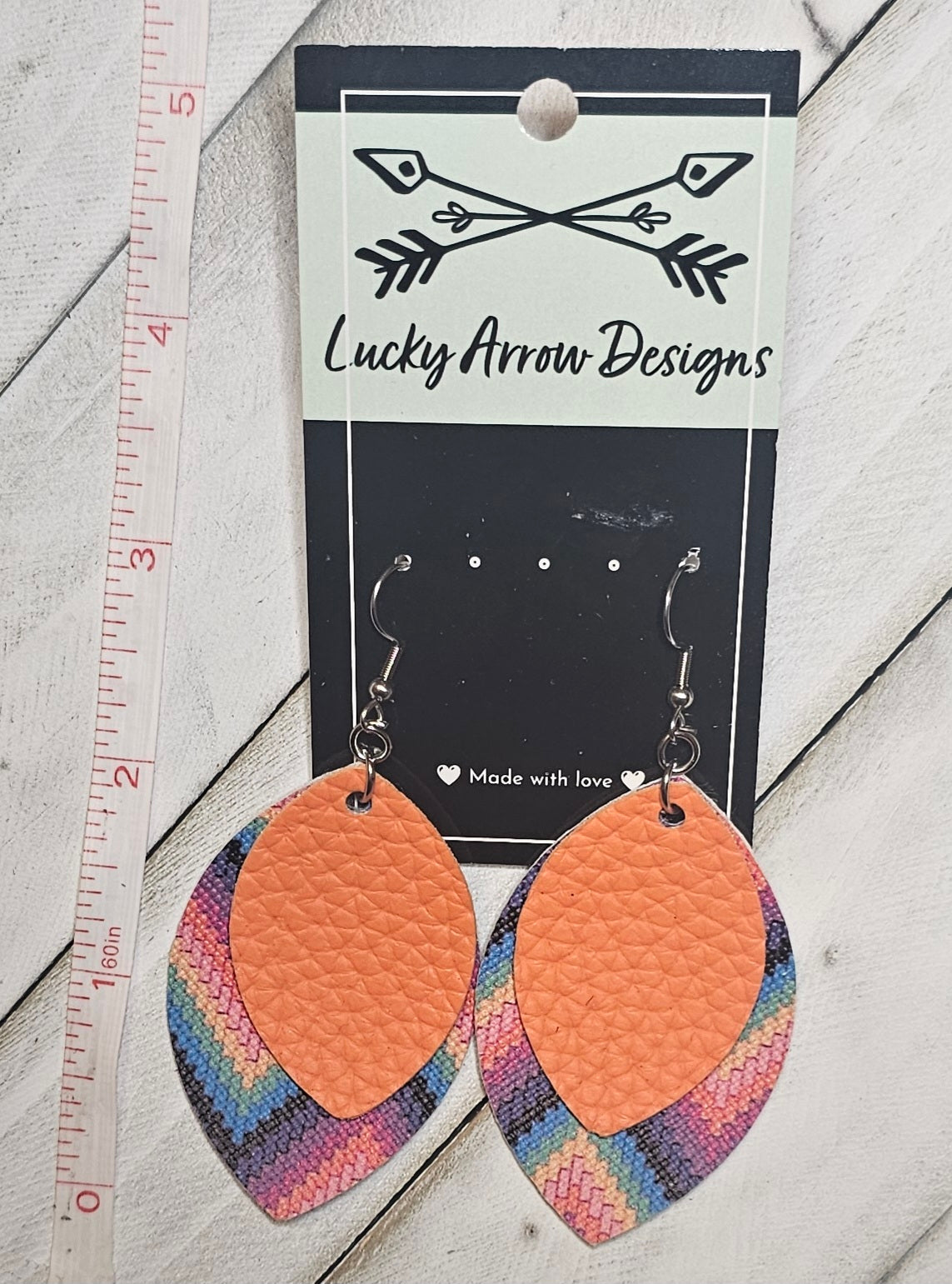 Faux Leather Earrings