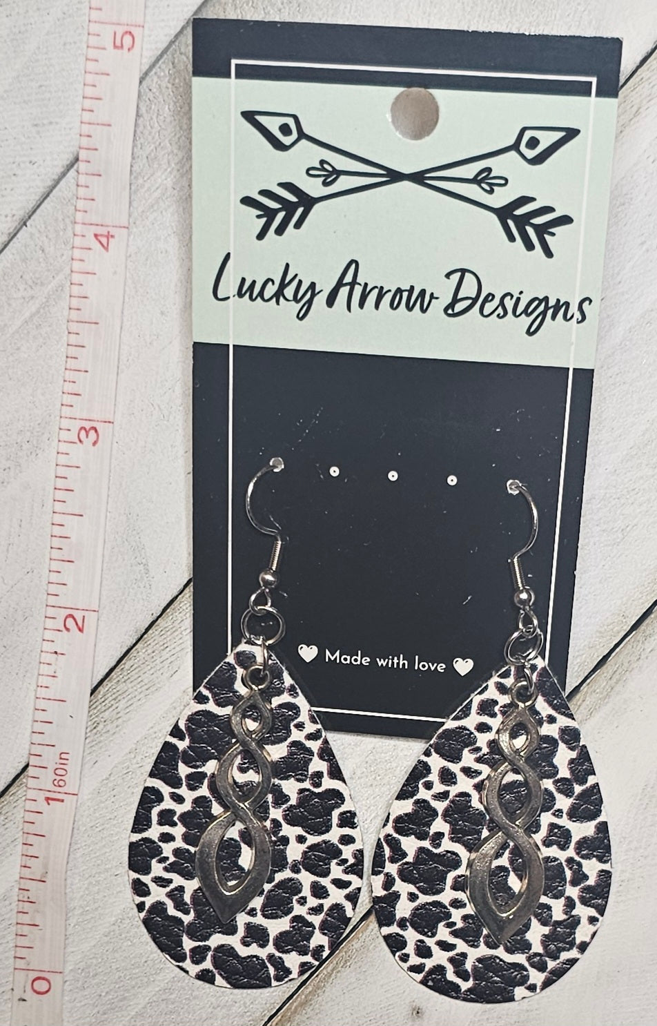 Faux Leather Earrings