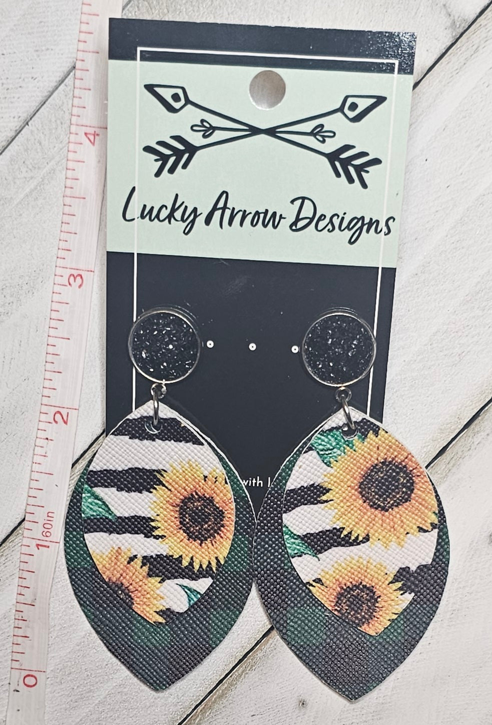 Faux Leather Earrings