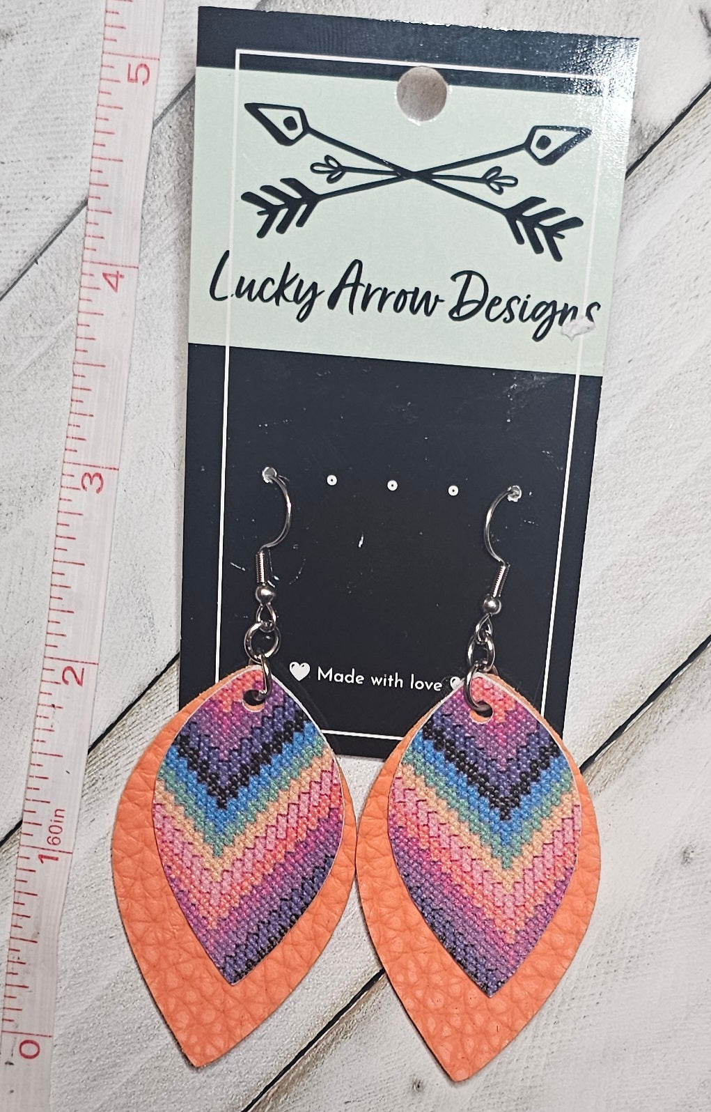 Faux Leather Earrings