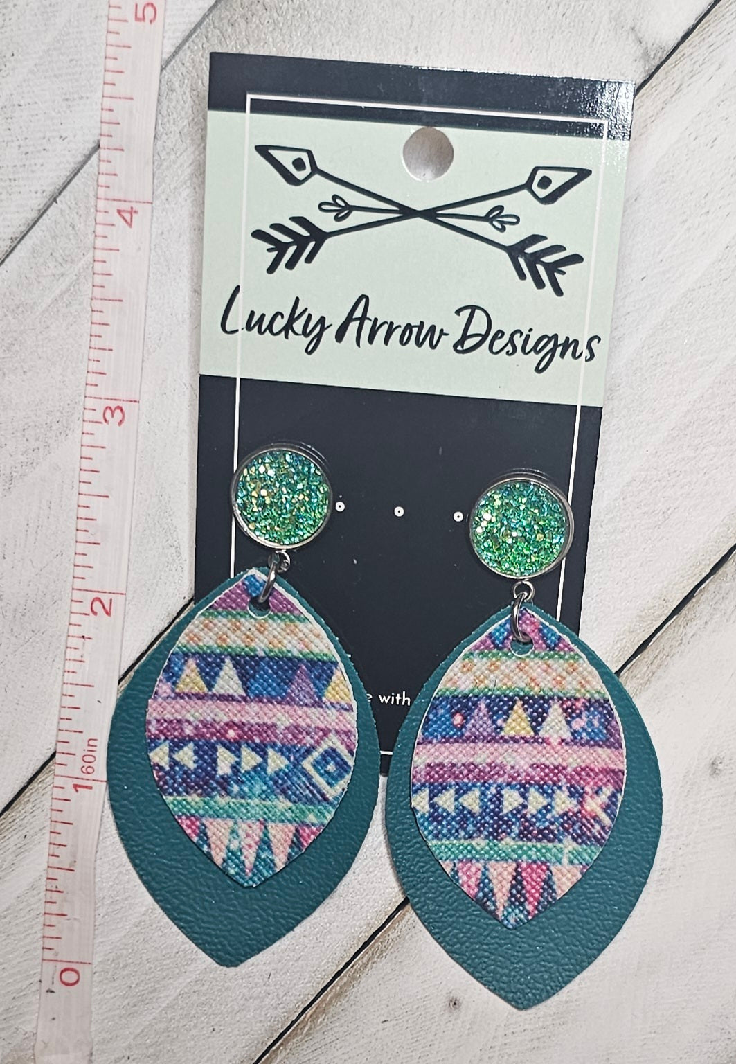 Faux Leather Earrings