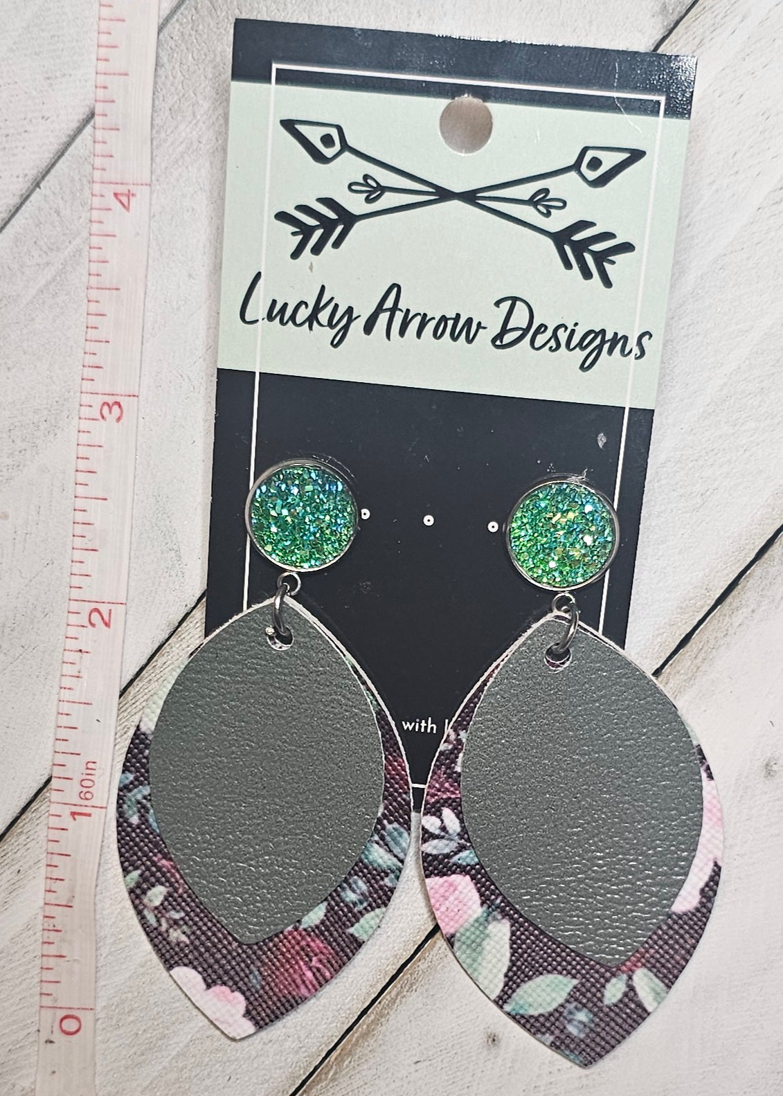 Faux Leather Earrings