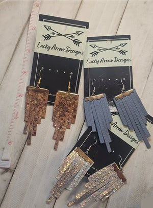 Genuine Leather Earrings