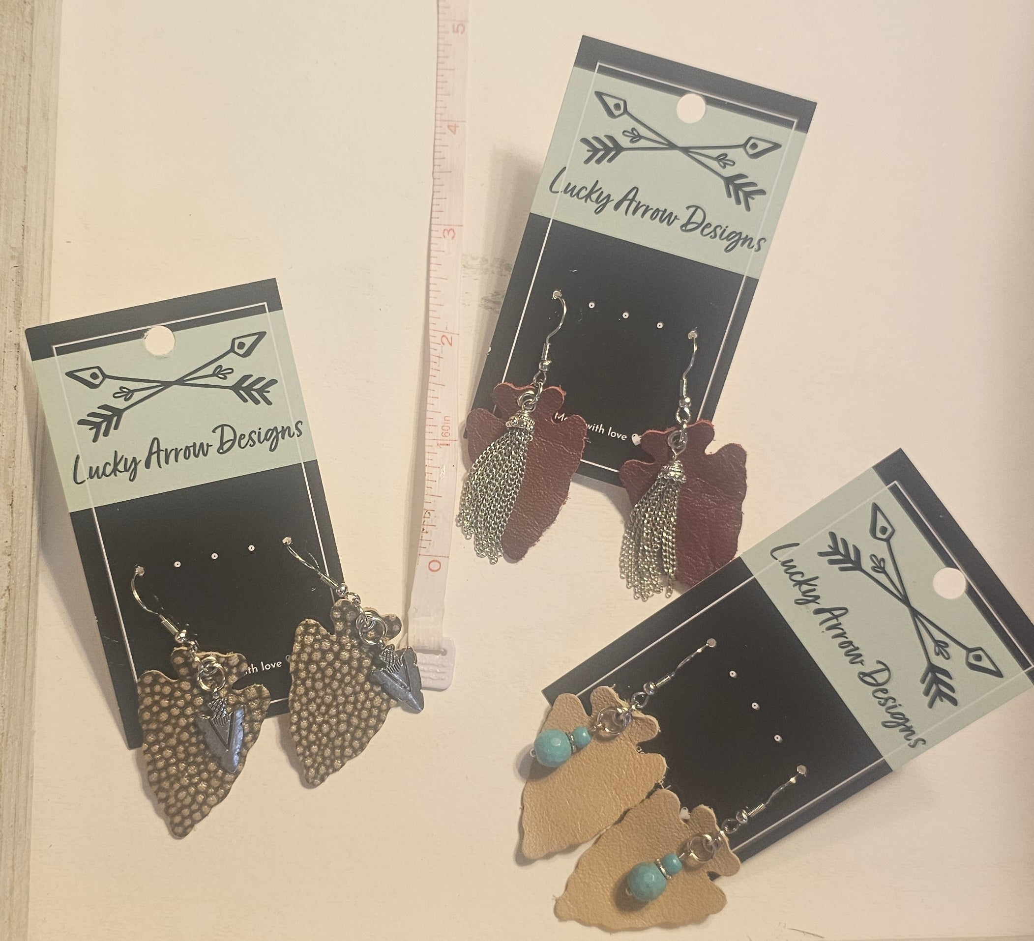 Genuine Leather Earrings