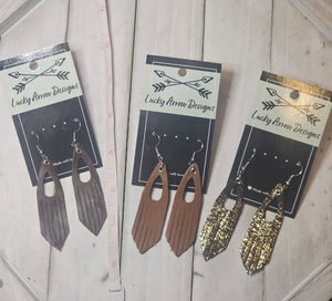 Genuine Leather Earrings