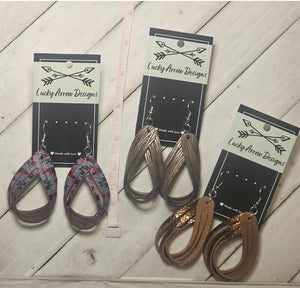 Genuine Leather Earrings