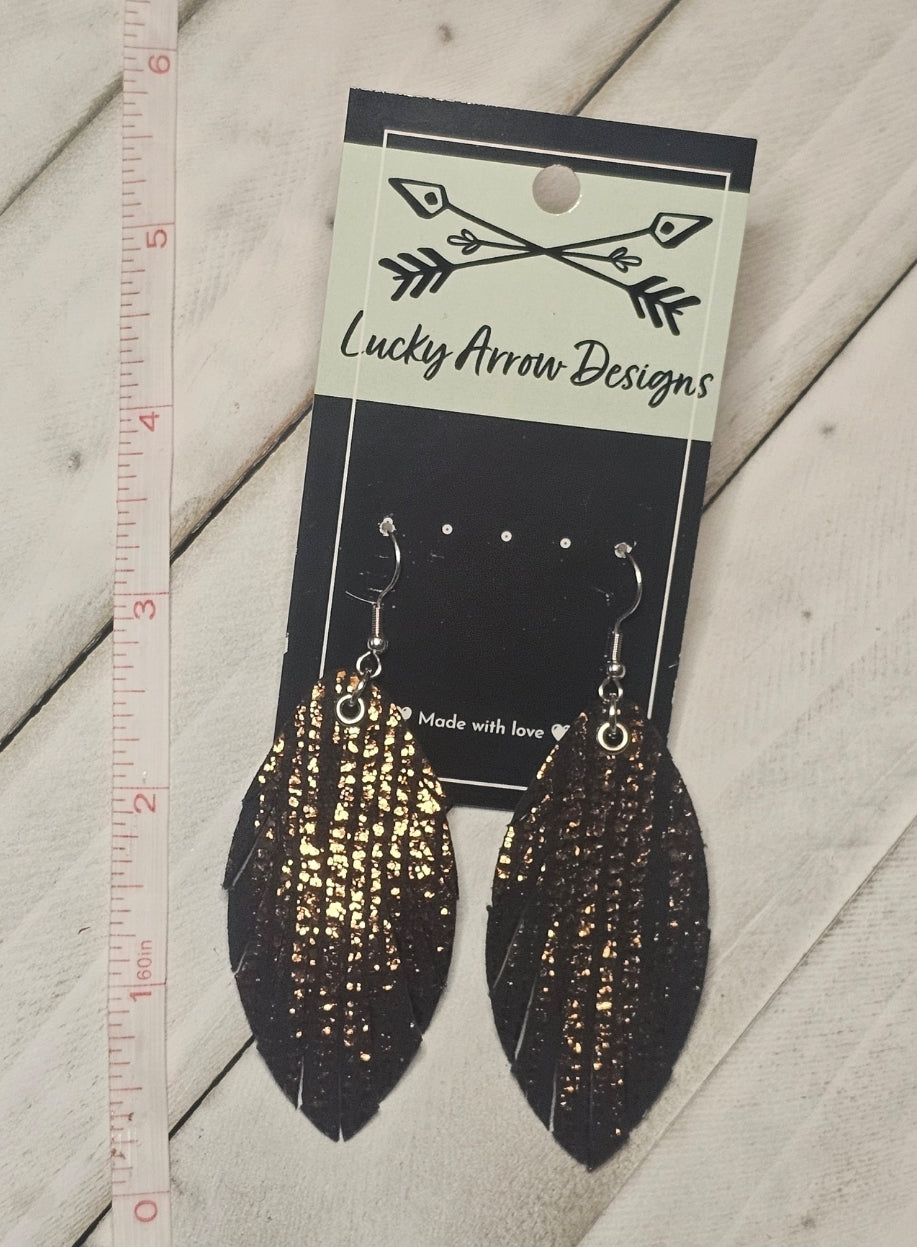 Genuine Leather Earrings
