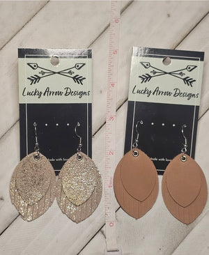 Genuine Leather Earrings