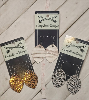 Genuine Leather Earrings