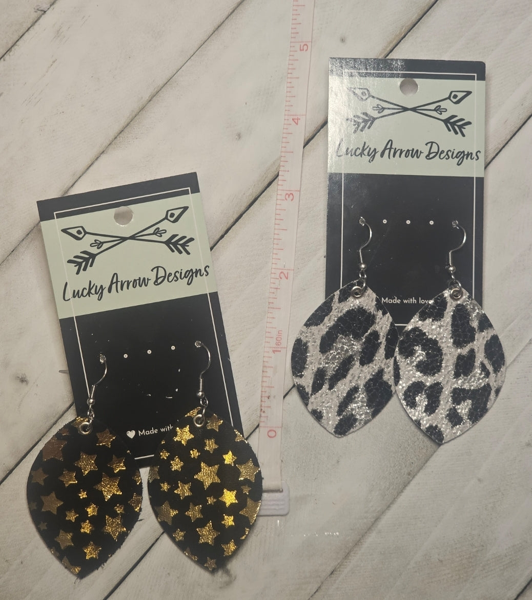 Genuine Leather Earrings